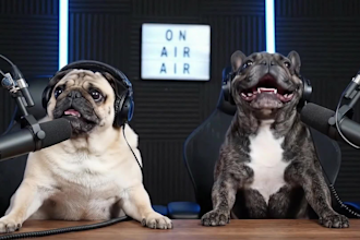 do hyper ai funnyvideo, dog talk, cat funny video  lip syn google veo3