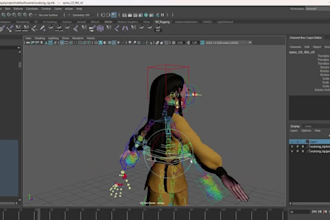 rig ai generated 3d character,ue5 retarget,dynamic bone,joint alignment,maya rig