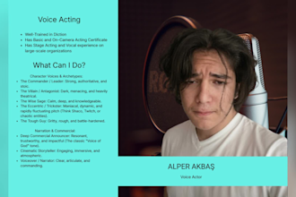 do voice over for you