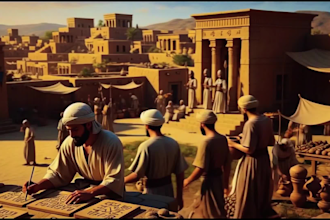 create cinematic ai historical videos for youtube in 3d style