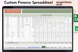 create custom excel budget template finance spreadsheet annual google sheets csv