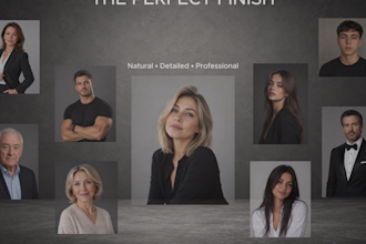professionally retouch portrait photos