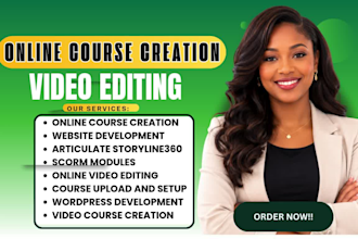 do elearning video course editing onboarding training video training materials
