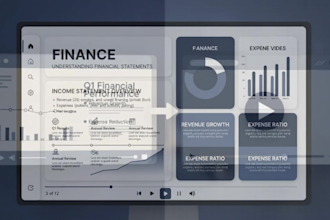 repurpose finance and business course content bootcamp video presentation design