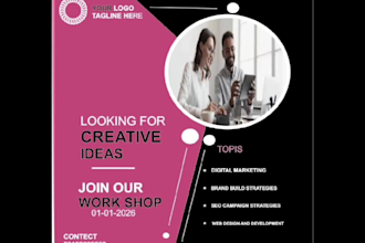 create a professional flyer design