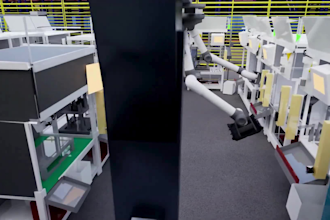 create 3d industrial animation, factory process animation manufacturing process