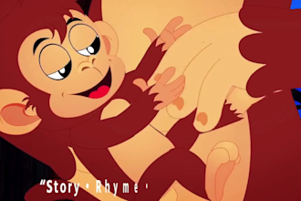 do profitable 2d kids channel, nursery rhymes video to make income