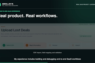fix and improve next js supabase saas applications