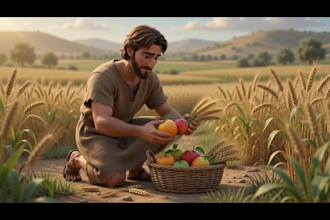 3d bible story , ai bible storytelling, 3d pixar style ai animation, bible video