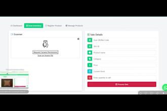 develop a custom inventory management system with pos and dashboard
