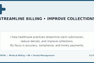 medical billing and denial management ar follow up expert