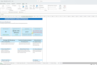 be your amazon fba VA product listing optimization and SEO
