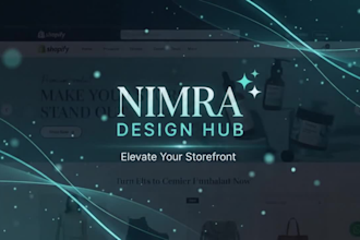 design premium website and shopify banners