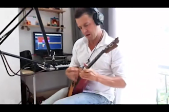 record professional electric guitar, studio quality