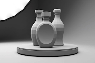 3d product modeling and animation, product design, render, marketing video