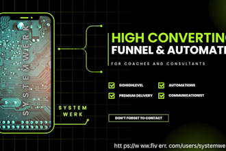 build a gohighlevel lead generation funnel for coaches and consultants