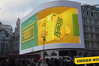 create animated billboard ads for led screens and digital signage