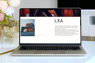 design a modern website UI UX in figma for your business