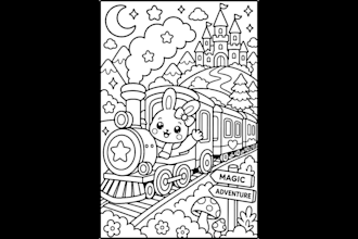 create printable coloring pages for amazon KDP and etsy