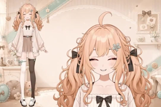 design and rig live2d vtuber model for vtube studio