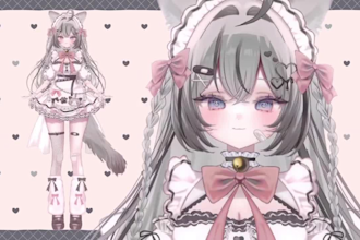 design and rigging 2d vtuber model, vtuber rigging, live2d vtuber model