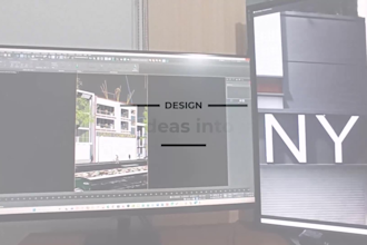create realistic architectural photomontage