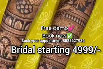 teach you bridal mehndi henna design in live online class