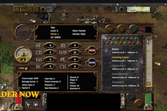 design your unity game UI, hud, and canvas screens ready to use in engine