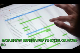 be your go to for typing, data entry and editing in word