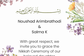 create a beautiful wedding invitation video or save the date animation