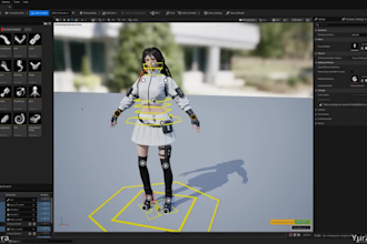 interactive web 3d avatar,livestream host,livelink face,visemes kit,threejs,r3f