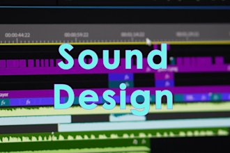 do your sound design and audio editing