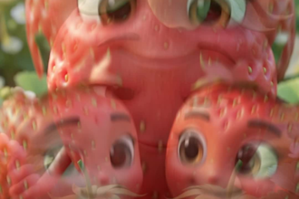 create a funny talking fruit video message