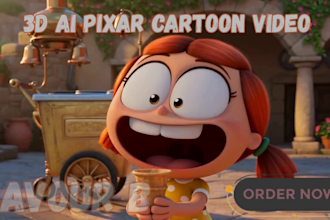 3d pixar style kids animation 3d pixar ai animation with ai storytelling video