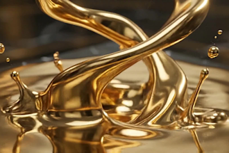 create cinematic ai gold name reveal, luxury logo animation and viral reel short