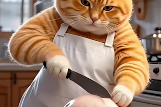 create funny ai cat videos for youtube shorts and social media