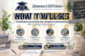 prepare you for your college admissions interview with a mock interview