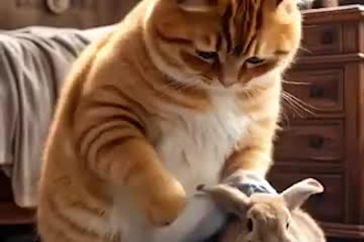 create viral ai cat videos and ai bunny videos for tiktok, reels and youtube
