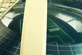 create soccer football logo intro video