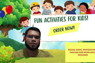 format tracing and activity workbook for kids