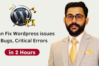 fix wordpress issues, woocommerce fix, elementor issues