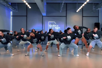 group dance choreography for viral tiktok dance video