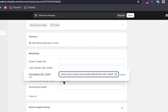 create 3d glb gltf and usdz models for shopify amazon ar 3d product configurator