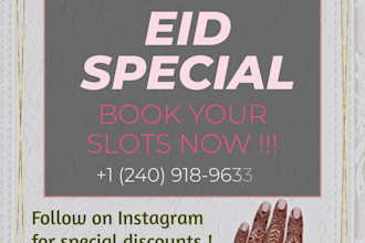 design animated or static social media promo poster