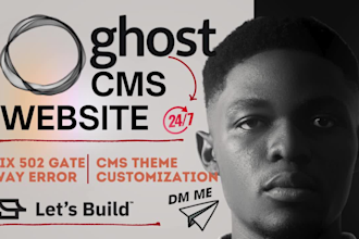 setup ghost website customize ghost cms theme ghost cms blog theme ghost cms seo