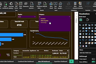 create interactive power bi dashboards and reports
