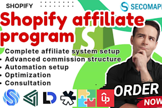 setup shopify affiliate program uppromote goaffpro refersion leaddyno enlistly