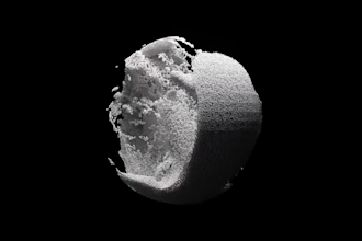 3d loop abstract animation 3d lofi art animation houdini video 3d abstract art