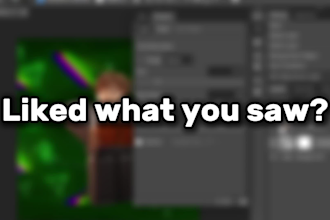 create a clean custom roblox gfx profile picture