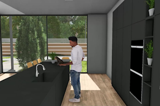 create realistic sketchup and lumion architectural renders